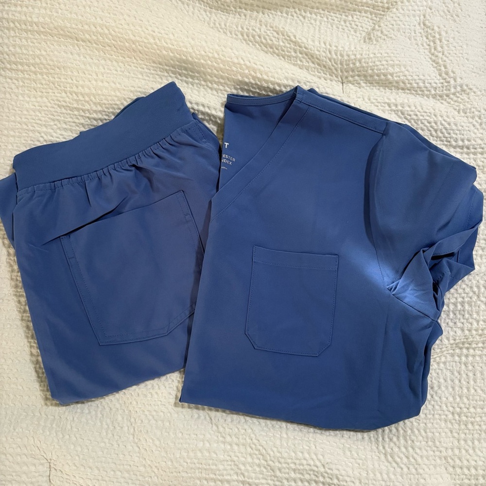 Ceil Blue Scrub Set